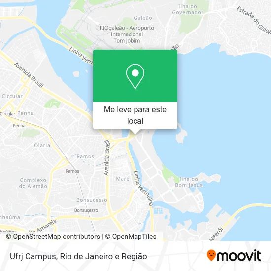 Ufrj Campus mapa