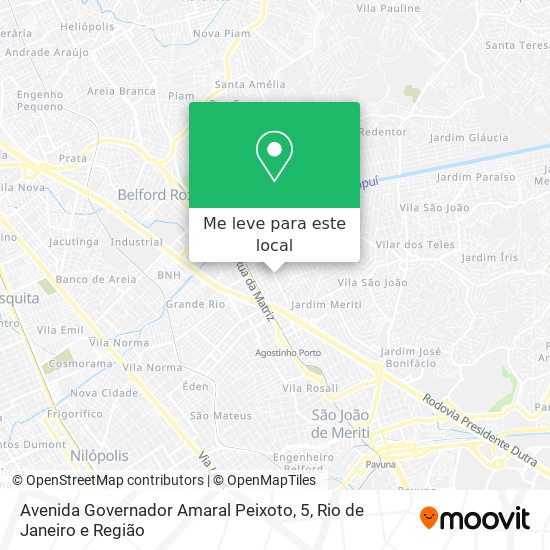 Avenida Governador Amaral Peixoto, 5 mapa