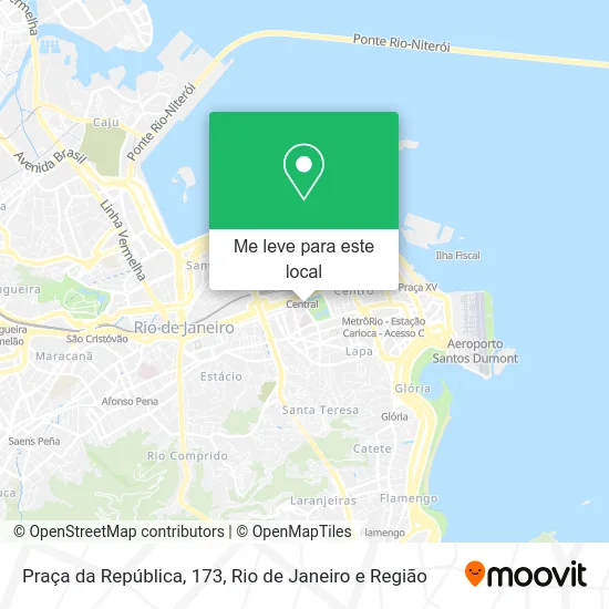 Praça da República, 173 mapa