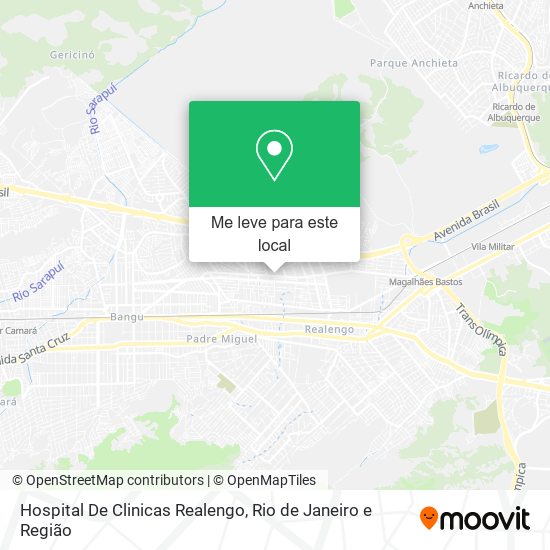 Hospital De Clinicas Realengo mapa