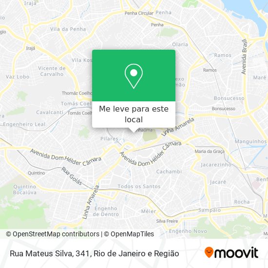 Rua Mateus Silva, 341 mapa