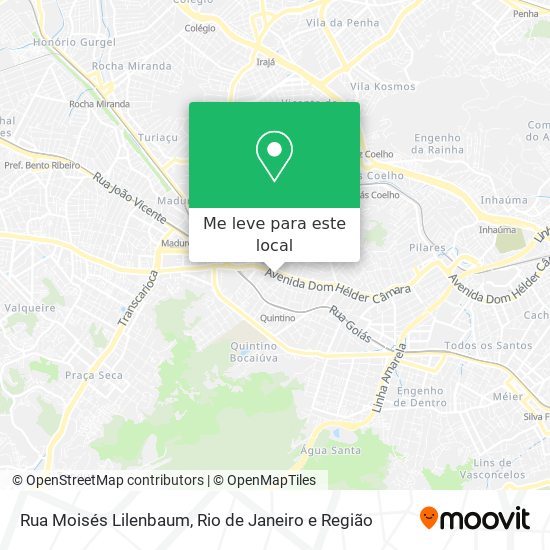 Rua Moisés Lilenbaum mapa