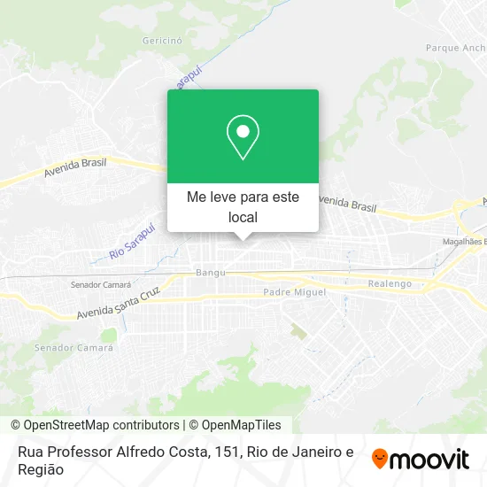 Rua Professor Alfredo Costa, 151 mapa