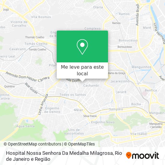 Hospital Nossa Senhora Da Medalha Milagrosa mapa