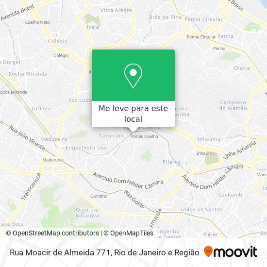 Rua Moacir de Almeida 771 mapa