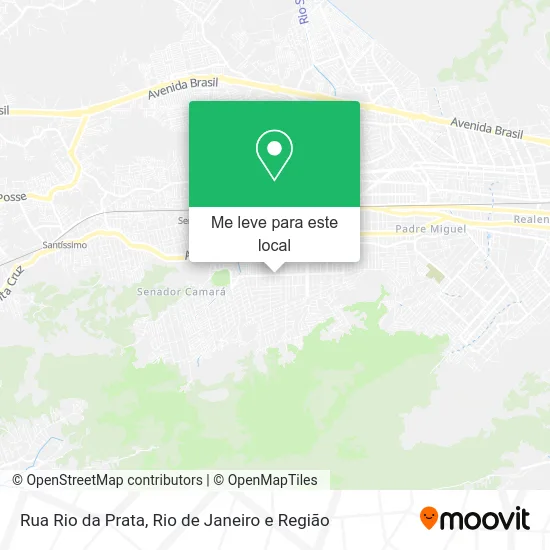 Rua Rio da Prata mapa