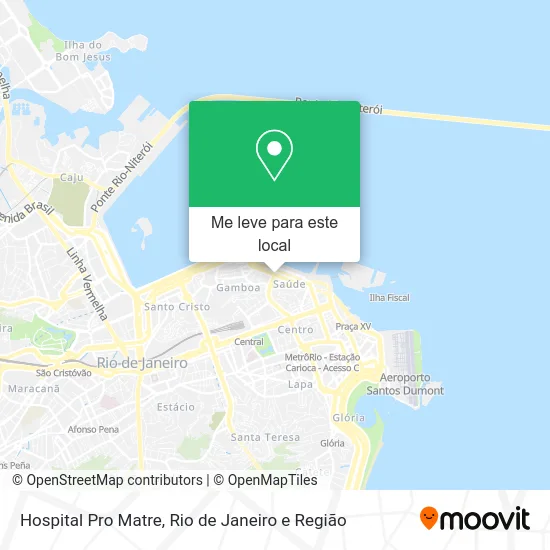 Hospital Pro Matre mapa