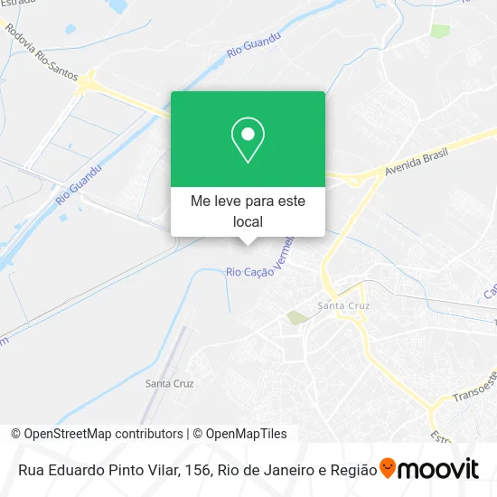 Rua Eduardo Pinto Vilar, 156 mapa