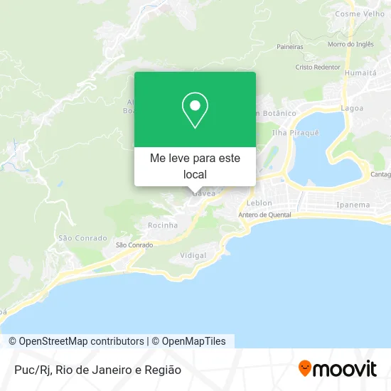 Puc/Rj mapa