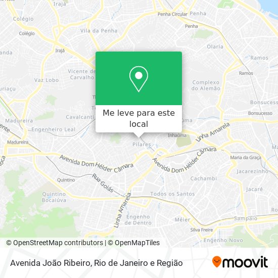 Avenida João Ribeiro mapa