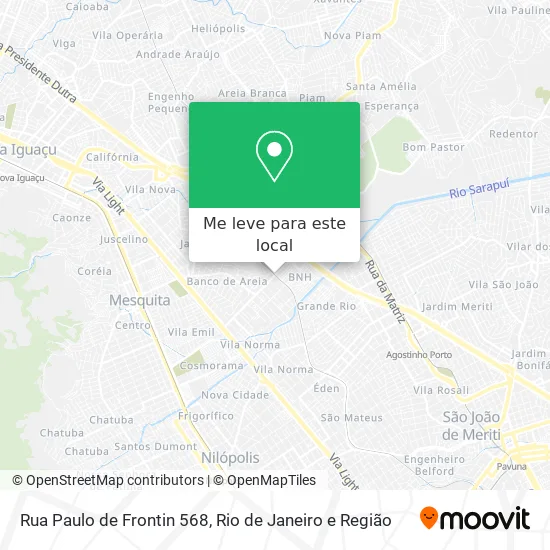 Rua Paulo de Frontin 568 mapa