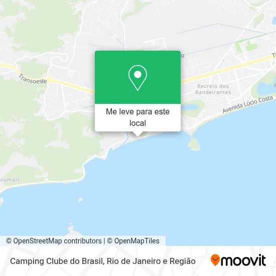 Camping Clube do Brasil mapa