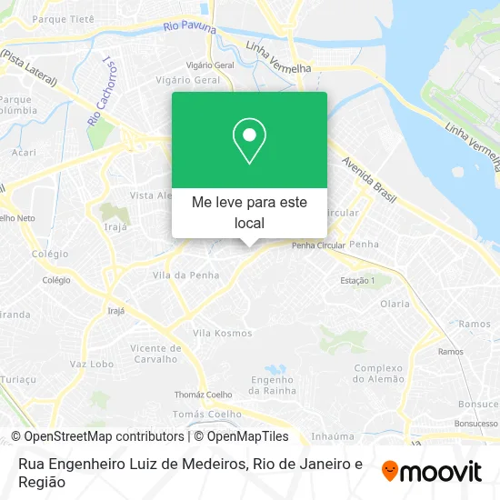Rua Engenheiro Luiz de Medeiros mapa