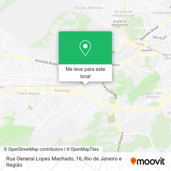 Rua General Lopes Machado, 16 mapa