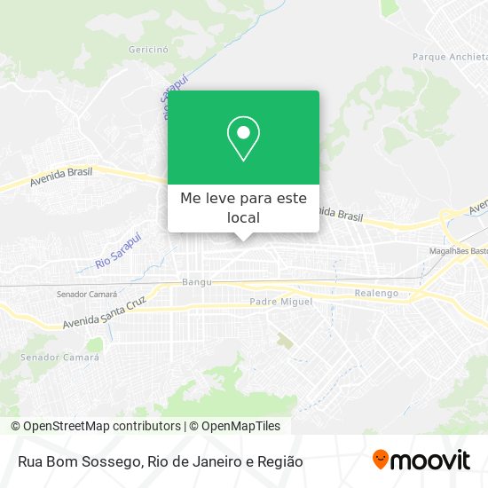 Rua Bom Sossego mapa