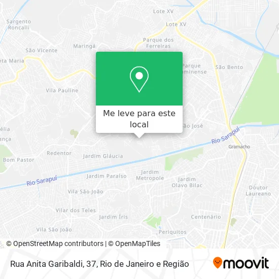 Rua Anita Garibaldi, 37 mapa