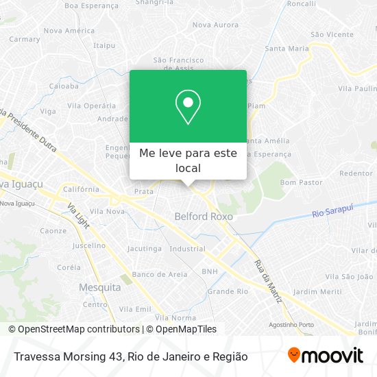 Travessa Morsing 43 mapa