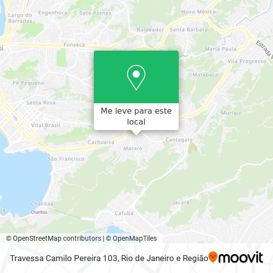 Travessa Camilo Pereira 103 mapa