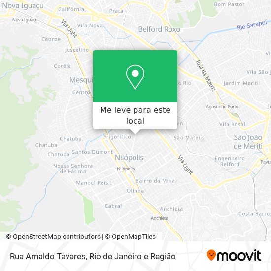 Rua Arnaldo Tavares mapa