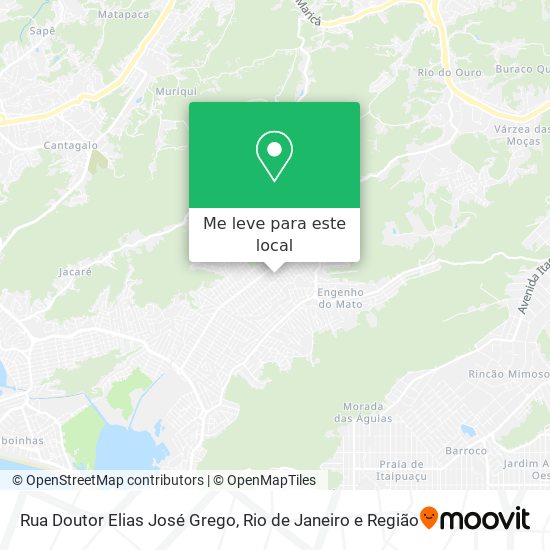 Rua Doutor Elias José Grego mapa