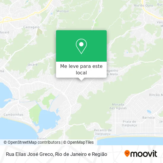Rua Elías José Greco mapa