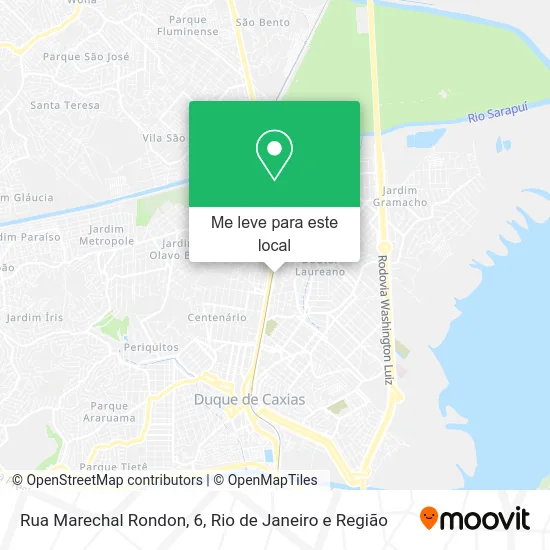 Rua Marechal Rondon, 6 mapa