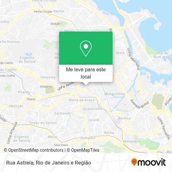 Rua Astreia mapa