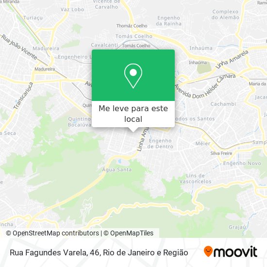 Rua Fagundes Varela, 46 mapa