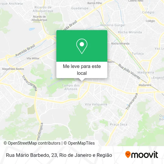 Rua Mário Barbedo, 23 mapa