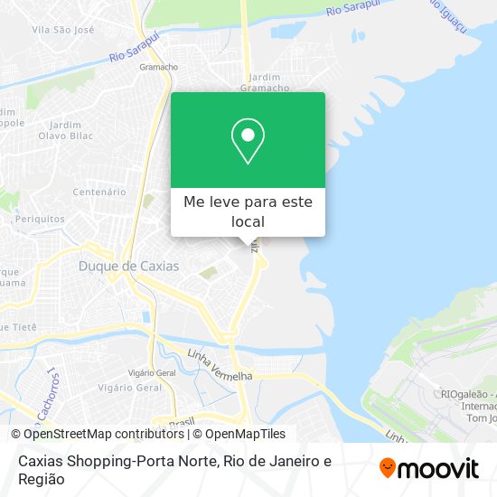 Caxias Shopping-Porta Norte mapa