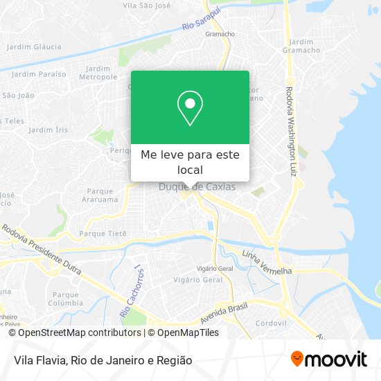 Vila Flavia mapa