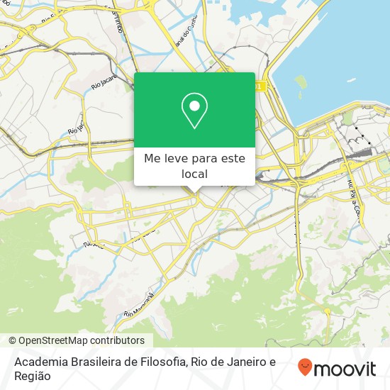 Academia Brasileira de Filosofia mapa