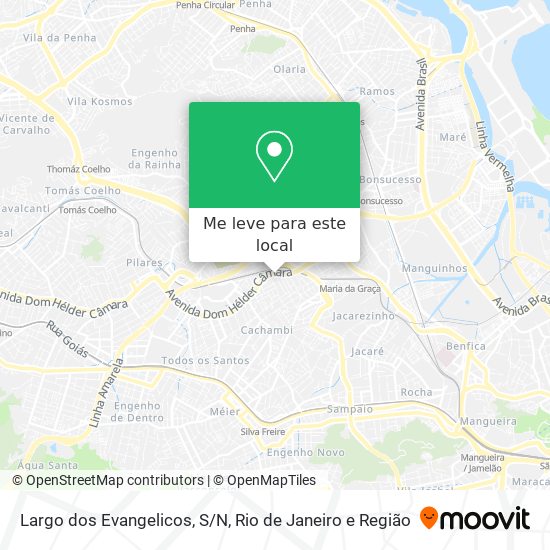 Largo dos Evangelicos, S/N mapa