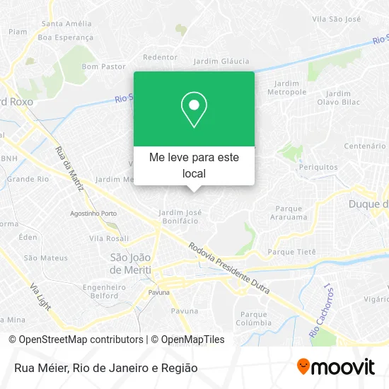 Rua Méier mapa