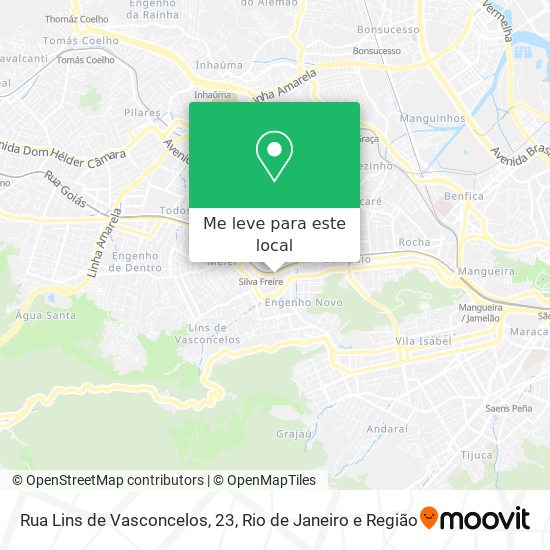 Rua Lins de Vasconcelos, 23 mapa
