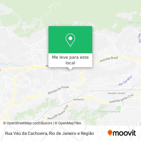 Rua Véu da Cachoeira mapa