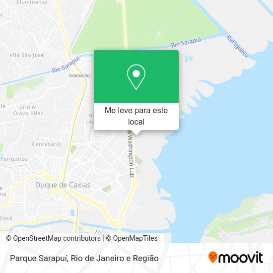 Parque Sarapuí mapa
