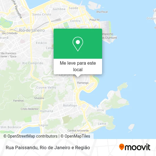 Rua Paissandu mapa