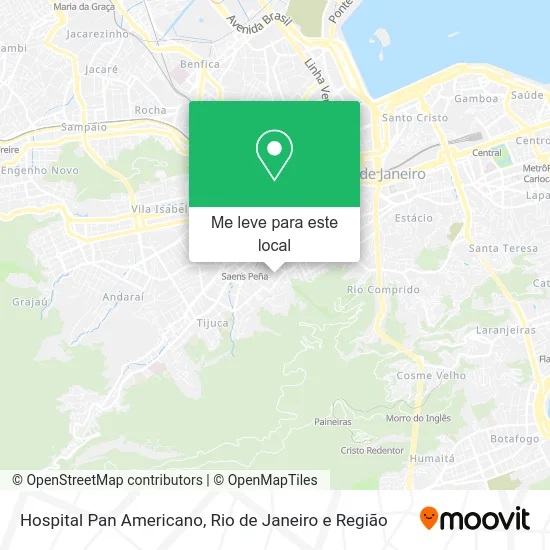 Hospital Pan Americano mapa