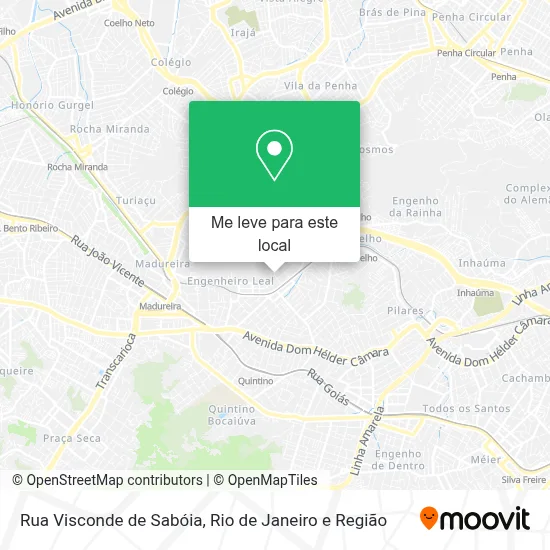 Rua Visconde de Sabóia mapa