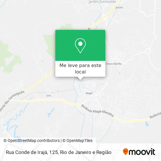 Rua Conde de Irajá, 125 mapa