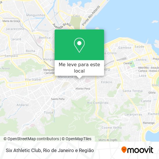 Six Athletic Club mapa