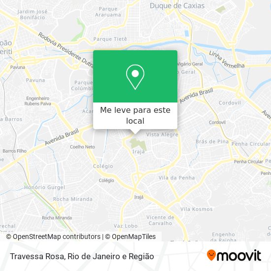 Travessa Rosa mapa