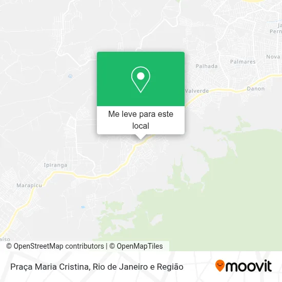 Praça Maria Cristina mapa