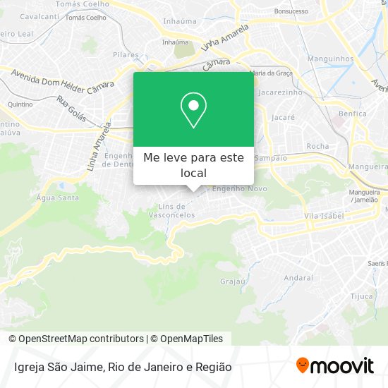 Igreja São Jaime mapa
