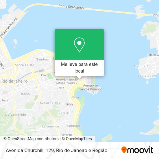 Avenida Churchill, 129 mapa