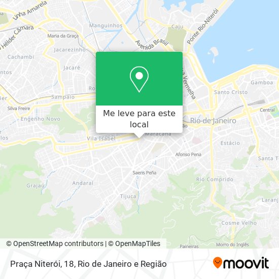 Praça Niterói, 18 mapa