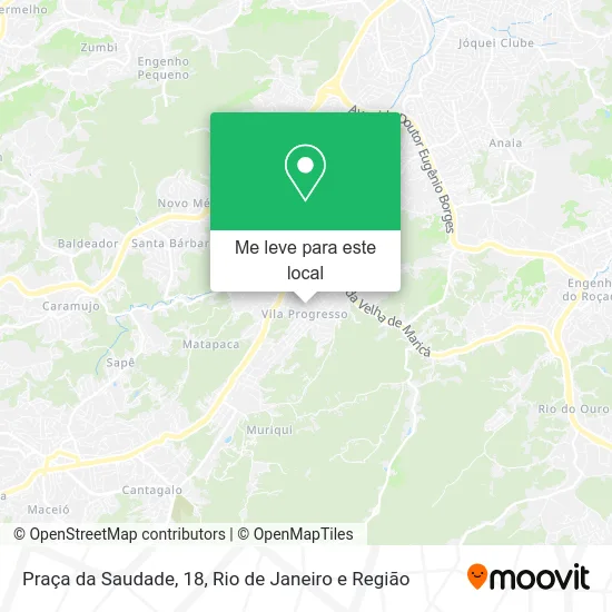 Praça da Saudade, 18 mapa