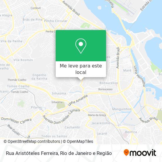 Rua Aristóteles Ferreira mapa