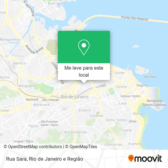 Rua Sara mapa